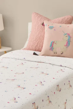 Textura Funda nórdica algodón unicornios