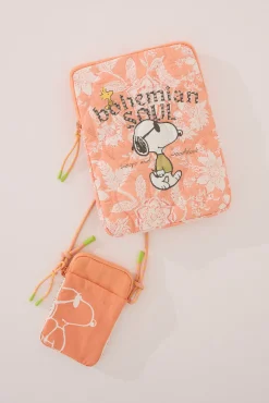Women'secret Funda teléfono Snoopy nylon acolchado