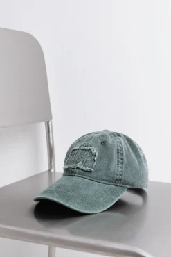 HI&BYE Gorra algodón logo bordado botella