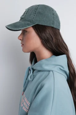 HI&BYE Gorra algodón logo bordado botella