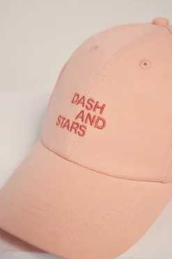 Dash and Stars Gorra algodón logo bordado