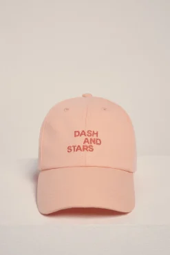 Dash and Stars Gorra algodón logo bordado