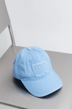HI&BYE Gorra algodón logo bordado claro