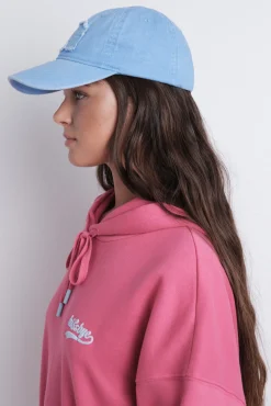 HI&BYE Gorra algodón logo bordado claro