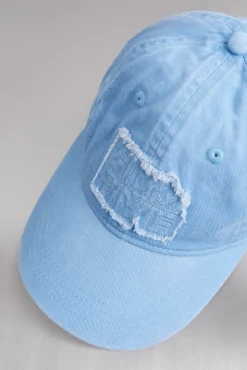 HI&BYE Gorra algodón logo bordado claro