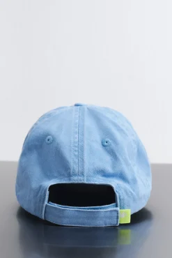 HI&BYE Gorra algodón logo bordado claro
