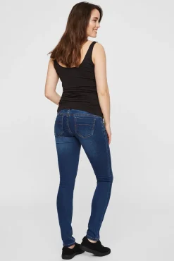 Mamalicious Jeans marino maternity Better Cotton