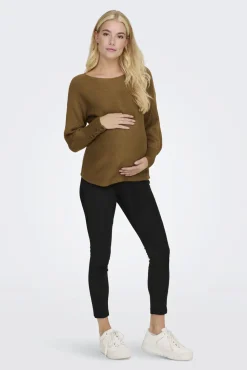 Only Maternity Jersey de punto premamá mangas abullonadas