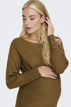 Only Maternity Jersey de punto premamá mangas abullonadas