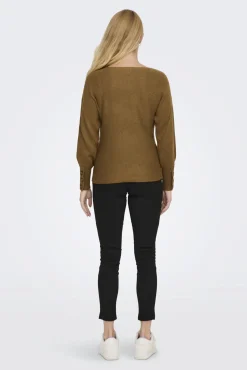 Only Maternity Jersey de punto premamá mangas abullonadas