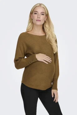 Only Maternity Jersey de punto premamá mangas abullonadas