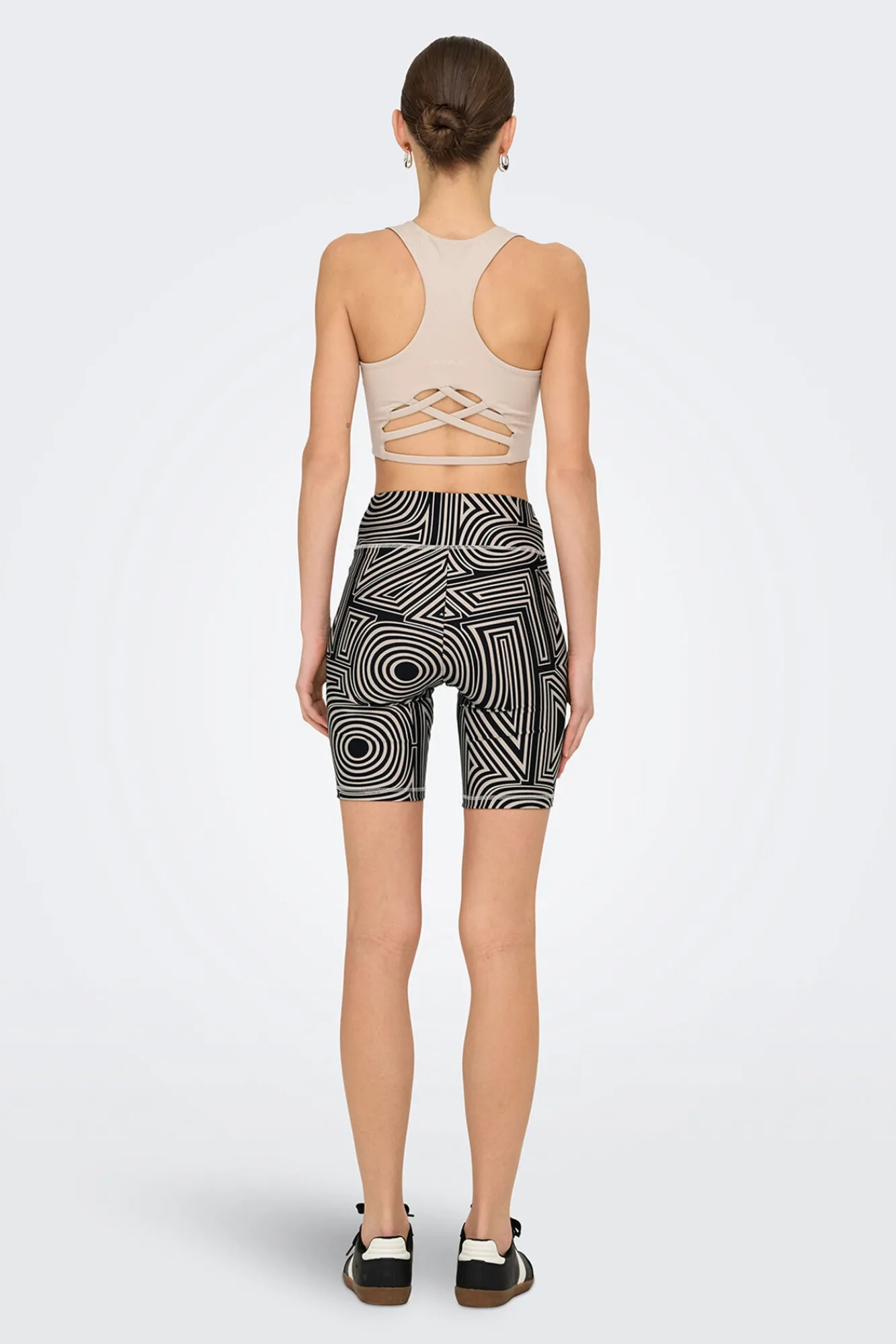 Only Play Legging de ciclista estampado