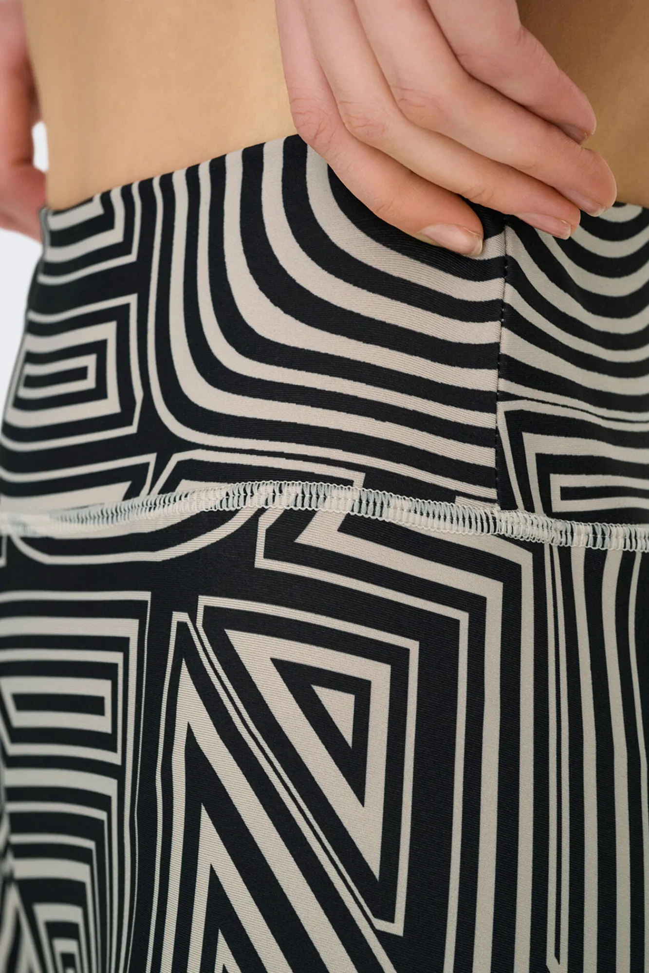Only Play Legging de ciclista estampado
