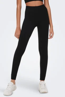 Only Play Legging largo elástico de canalé