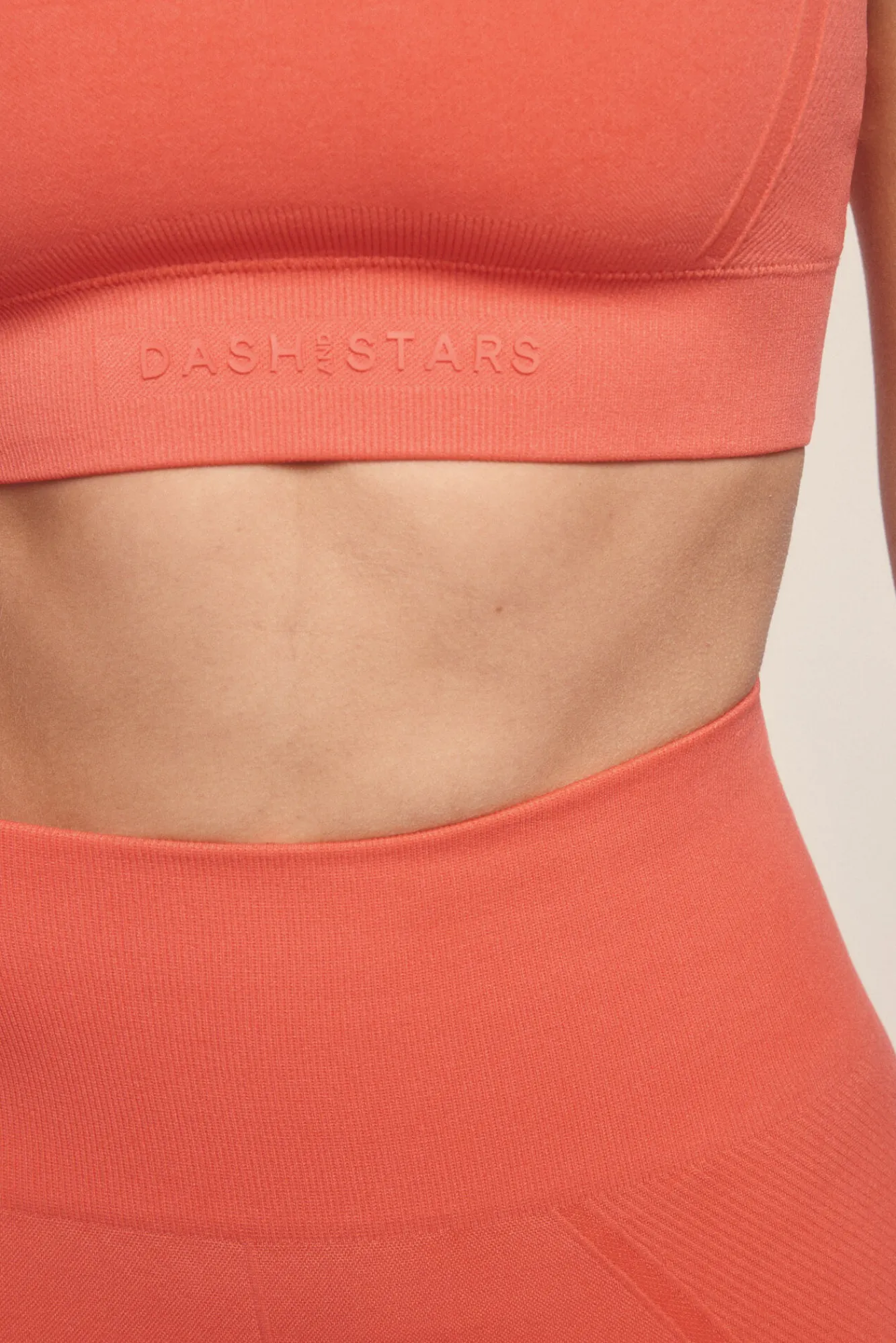 Dash and Stars Leggings ciclista SEAMLESS COMFORT melocotón