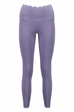 Dash and Stars Leggings COMPRESSIVE largo morado