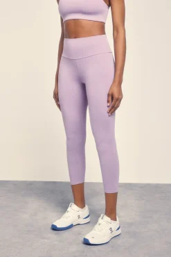 Dash and Stars Leggings crop lila