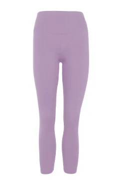 Dash and Stars Leggings crop lila