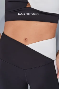 Dash and Stars Leggings 4D STRETCH ciclista y blanco
