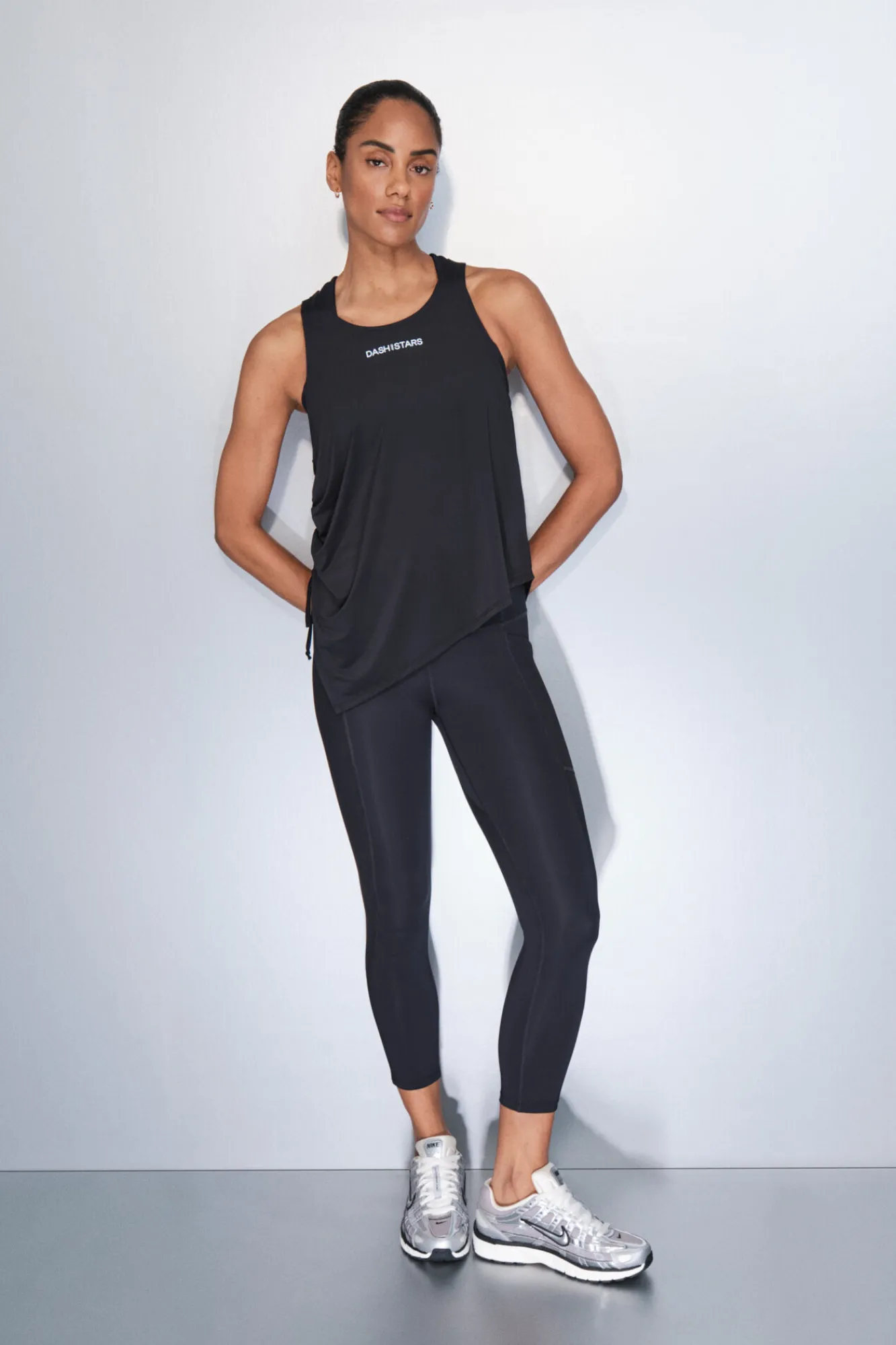 Dash and Stars Leggings 4D STRETCH crop
