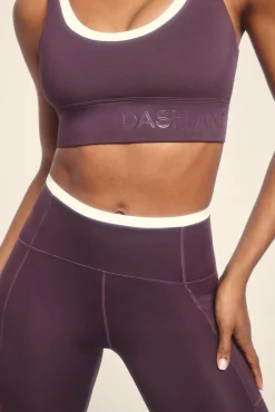Dash and Stars Leggings 4D STRETCH pirata morado
