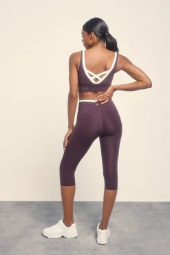 Dash and Stars Leggings 4D STRETCH pirata morado