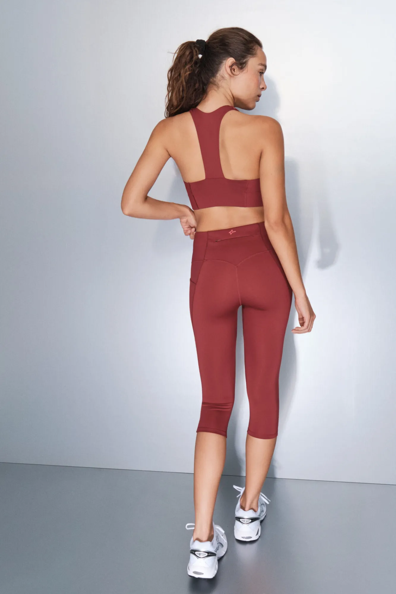 Dash and Stars Leggings 4D STRETCH pirata granate