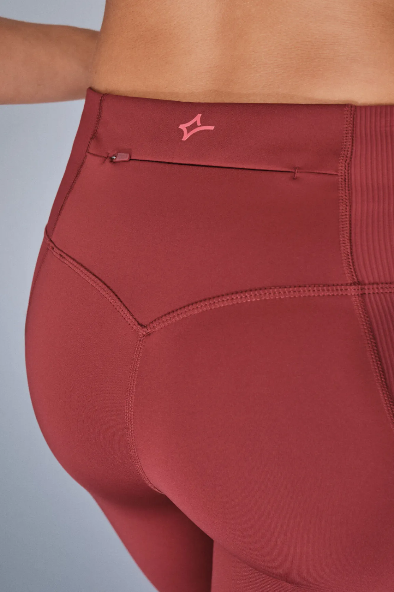 Dash and Stars Leggings 4D STRETCH pirata granate