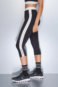 Dash and Stars Leggings 4D STRETCH pirata y blanco