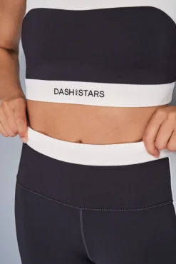 Dash and Stars Leggings 4D STRETCH pirata y blanco
