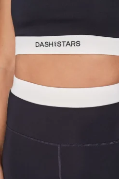Dash and Stars Leggings 4D STRETCH tobillero y blanco