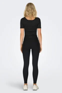 Only Play Leggings de cintura alta y bolsillo lateral