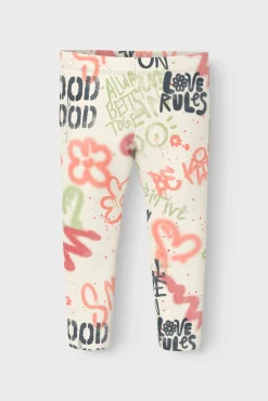 Crianças Name it Leggings grafiti niña