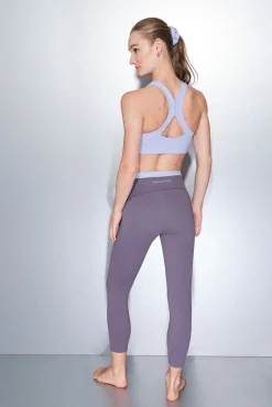 Dash and Stars Leggings SOFT MOVE crop lavanda