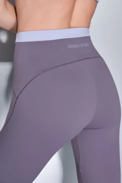 Dash and Stars Leggings SOFT MOVE crop lavanda