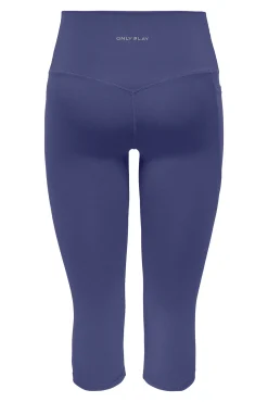 Only Play Leggings técnicos pirata cintura alta