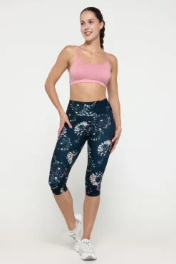Only Play Leggings técnicos pirata cintura alta
