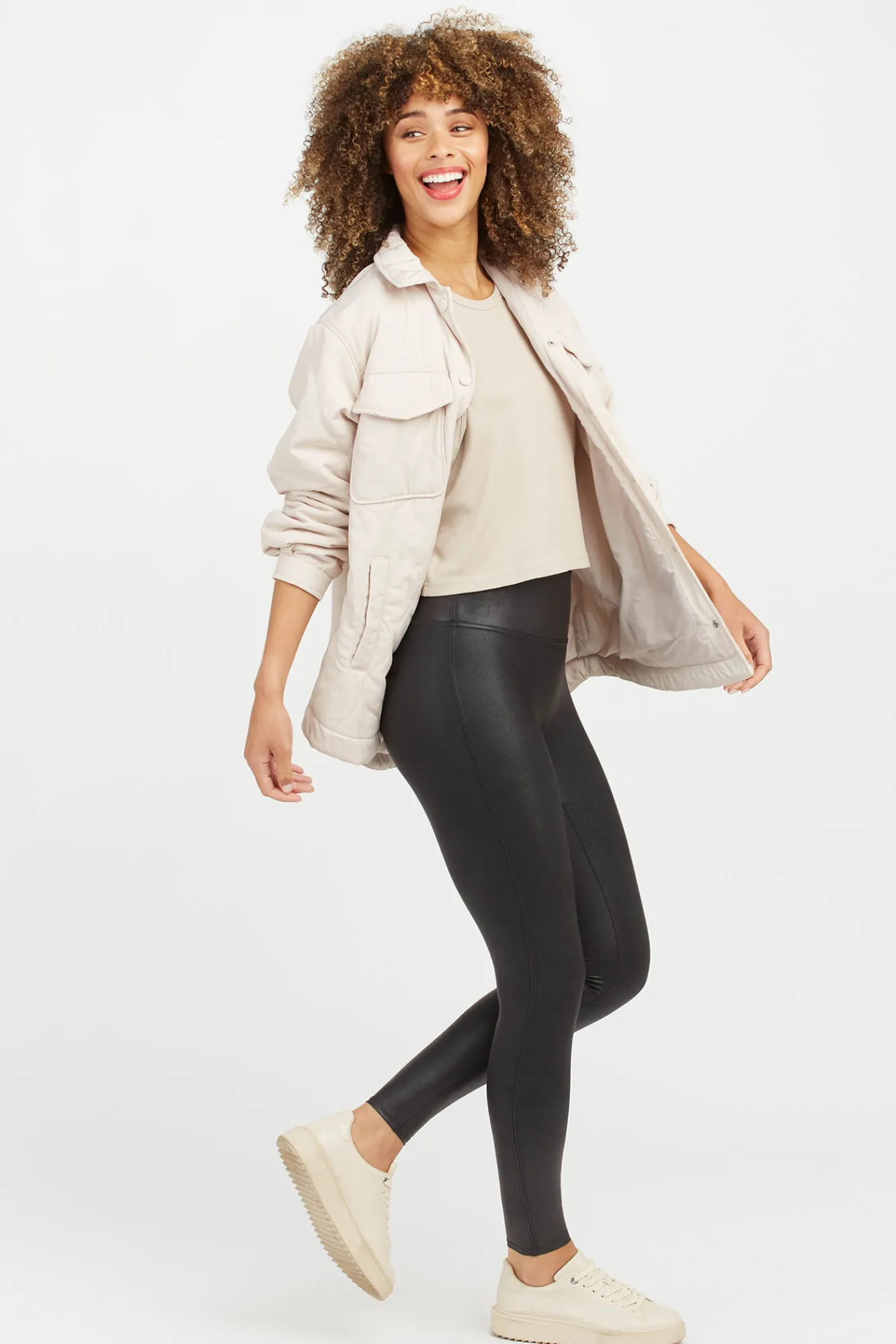 Spanx Leggins reductores efecto cuero