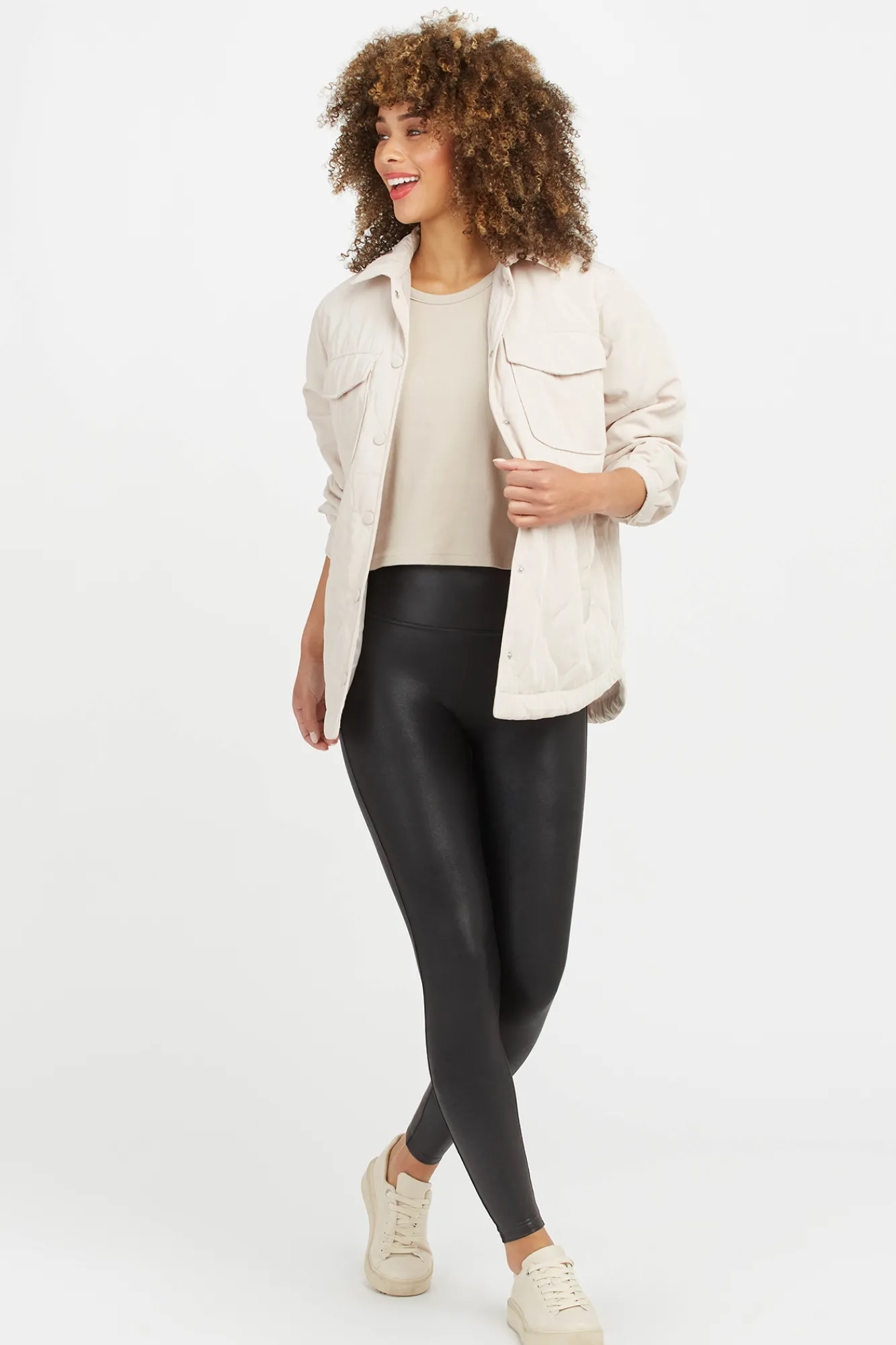 Spanx Leggins reductores efecto cuero