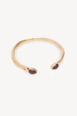 Hoss Intropia Leslie. Brazalete piedra bañado en oro