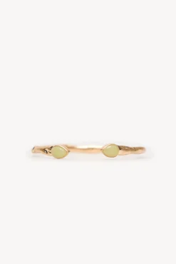Hoss Intropia Leslie. Brazalete piedra bañado en oro