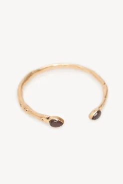 Hoss Intropia Leslie. Brazalete piedra bañado en oro