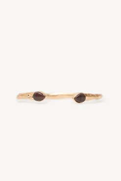 Hoss Intropia Leslie. Brazalete piedra bañado en oro