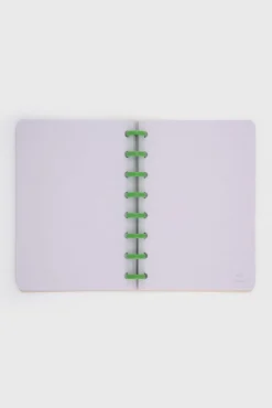 Mr. Wonderful Libreta A5 Cuadros amarillo, verde y lila