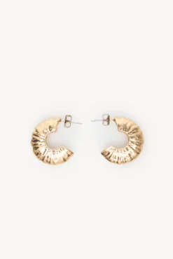 Hoss Intropia Lili. Aros labrados bañados en oro
