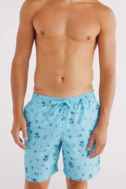 Springfield Maillot de bain imprimé île