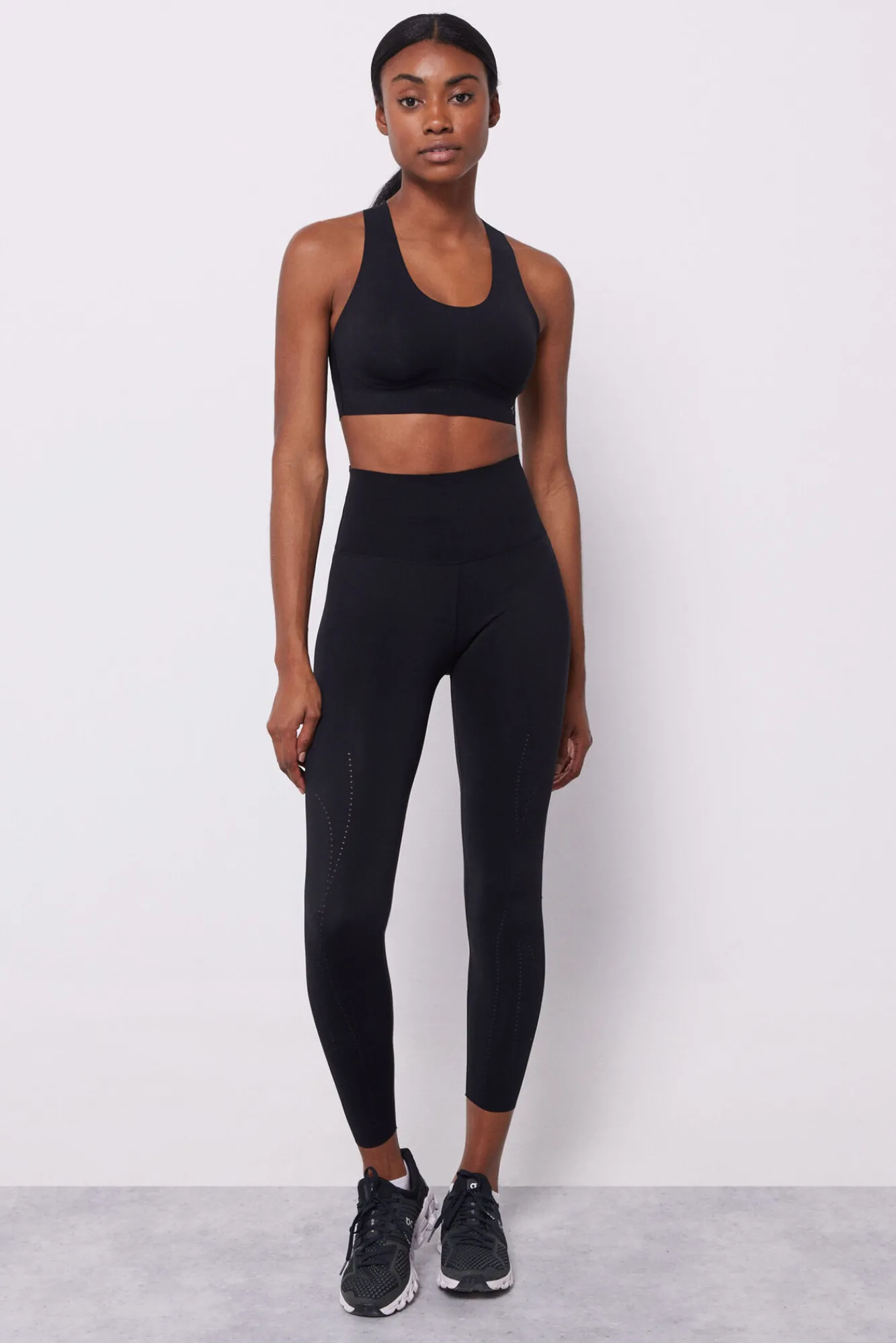 Dash and Stars Mallas ciclista negras Compressive
