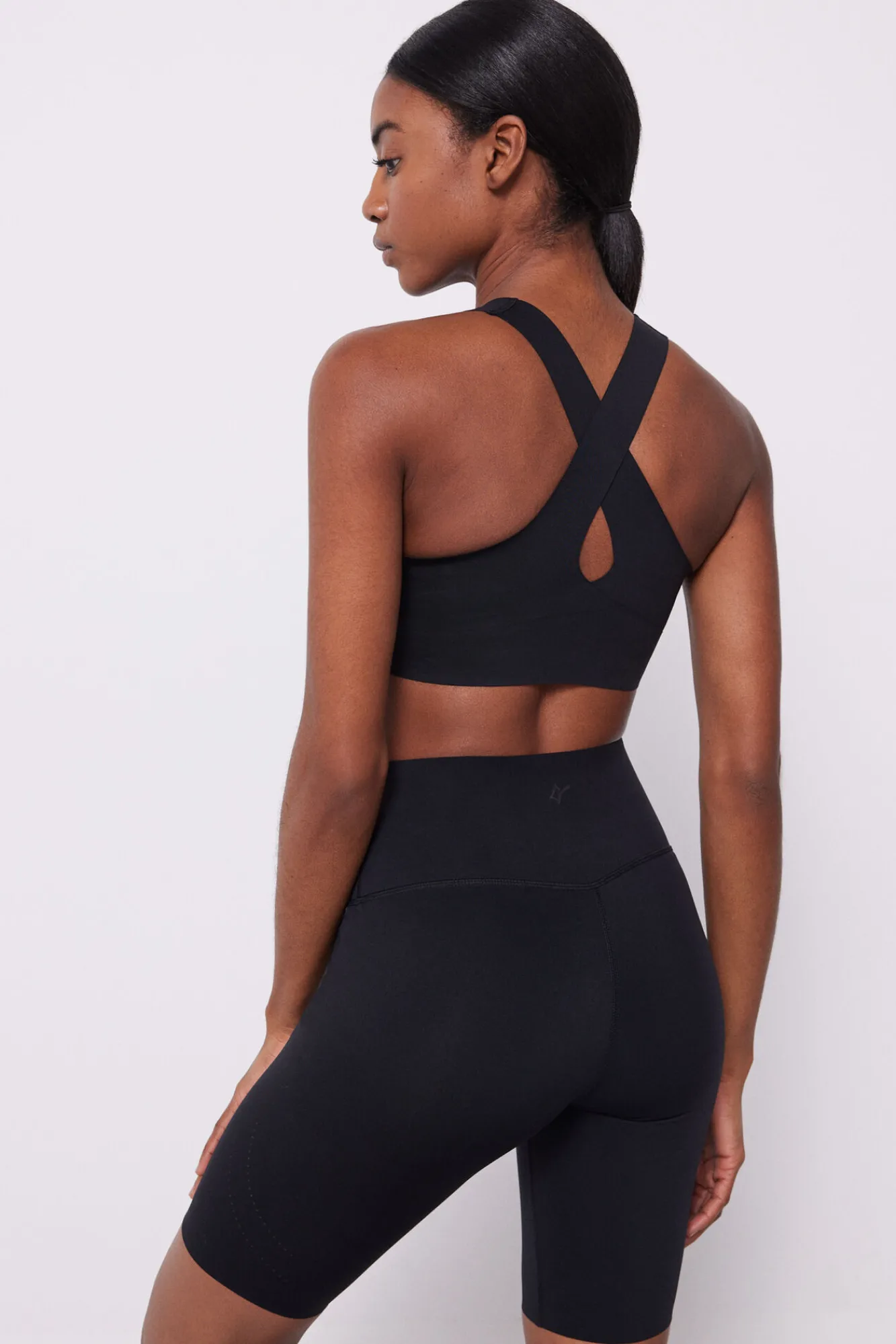 Dash and Stars Mallas ciclista negras Compressive