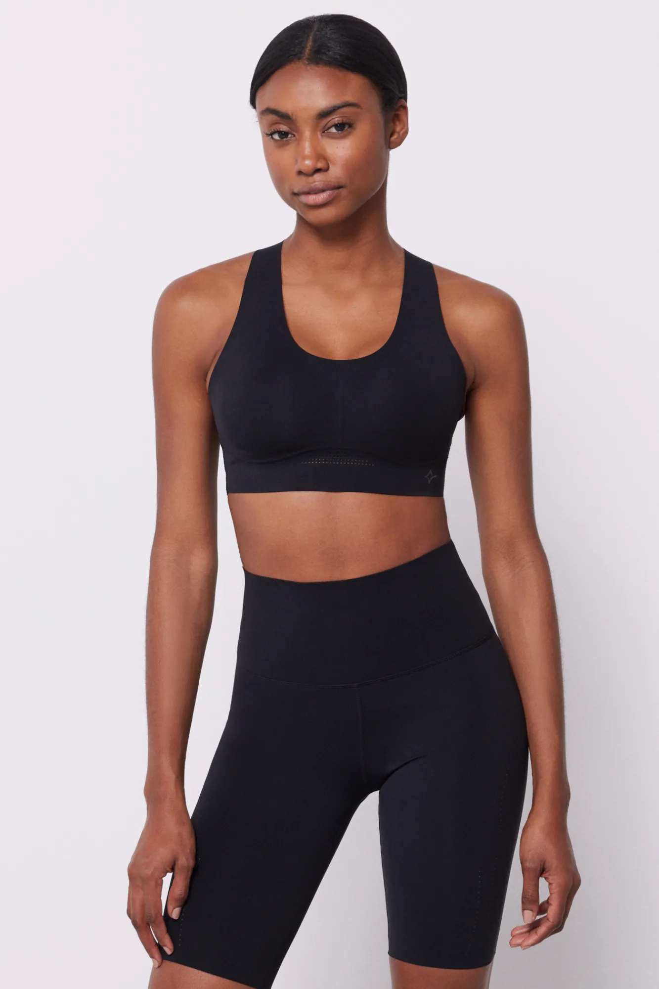 Dash and Stars Mallas ciclista negras Compressive