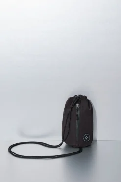 Dash and Stars Mini bolso bandolera nylon negro satinado